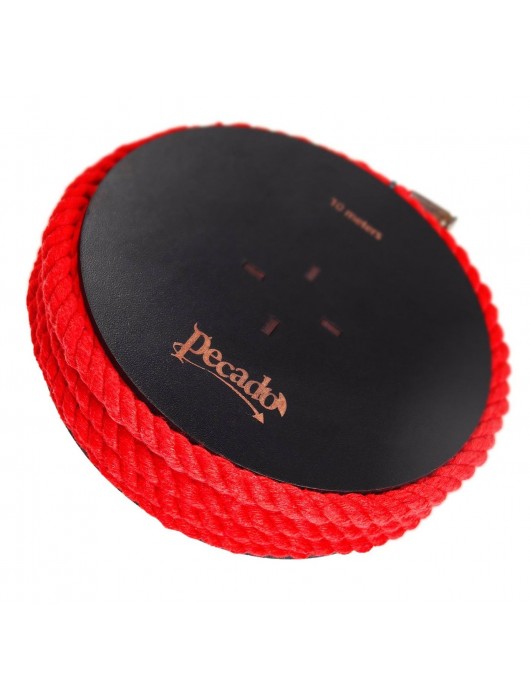 Красная веревка для шибари на катушке - 10 м. - Pecado - купить с доставкой в Петрозаводске