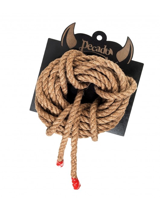 Джутовая веревка для шибари - 5 м. - Pecado - купить с доставкой в Петрозаводске