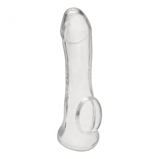 Прозрачная насадка на пенис Transparent Penis Enhancing Sleeve Extension - 15,9 см. - BlueLine - в Петрозаводске купить с доставкой