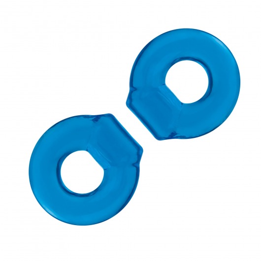 Комплект из двух колец для пениса 2-Pack Ultra-Stretch Stamina Endurance Ring - BlueLine - в Петрозаводске купить с доставкой
