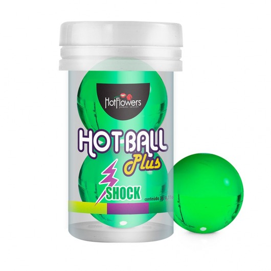 Лубрикант на силиконовой основе Hot Ball Plus с покалывающим эффектом (2 шарика по 3 гр.) - HotFlowers - купить с доставкой в Петрозаводске
