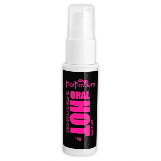 Гель для оральных ласк Oral Hot с согревающим эффектом - 15 гр. - HotFlowers - купить с доставкой в Петрозаводске