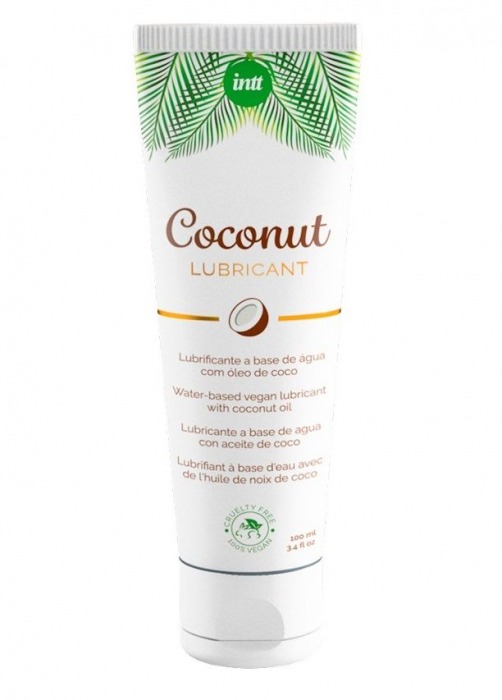 Веганская смазка на водной основе Coconut Lubricant - 100 мл. - INTT - купить с доставкой в Петрозаводске