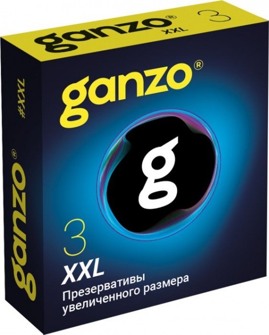 Презервативы увеличенного размера Ganzo XXL - 3 шт. - Ganzo - купить с доставкой в Петрозаводске