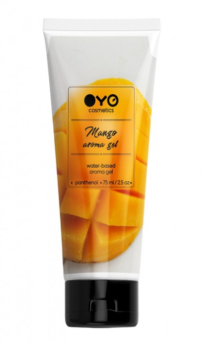 Лубрикант на водной основе OYO Aroma Gel Mango с ароматом манго - 75 мл. - OYO - купить с доставкой в Петрозаводске
