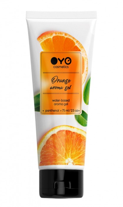 Лубрикант на водной основе OYO Aroma Gel Orange с ароматом апельсина - 75 мл. - OYO - купить с доставкой в Петрозаводске
