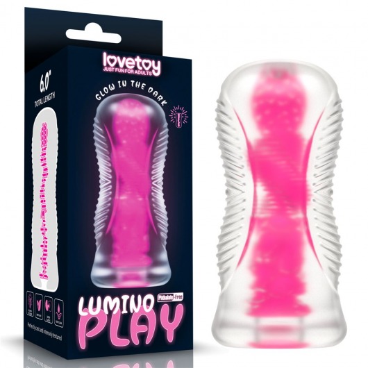 Светящийся в темноте мастурбатор 6.0 Lumino Play Masturbator - Lovetoy - в Петрозаводске купить с доставкой