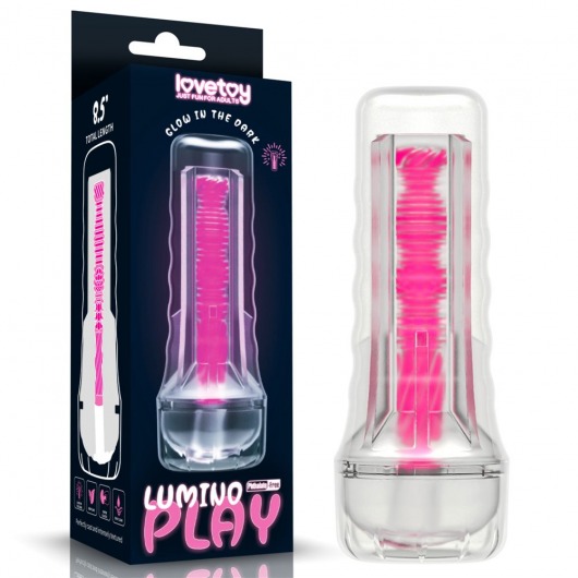 Светящийся в темноте мастурбатор 8.5 Lumino Play Masturbator - Lovetoy - в Петрозаводске купить с доставкой