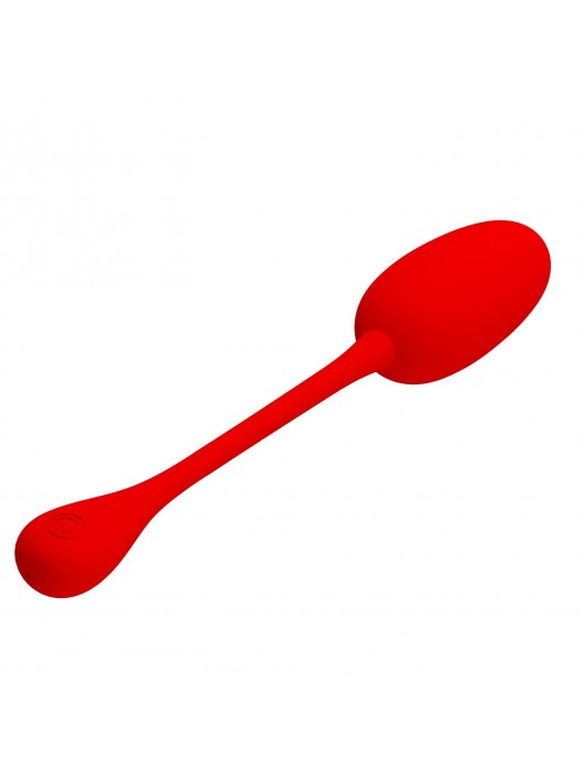 Красное перезаряжаемое виброяйцо Knucker - Baile