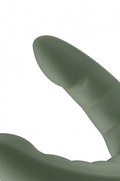 Оливковый двойной фаллоимитатор Ryde - 12,3 см. - Fun Factory