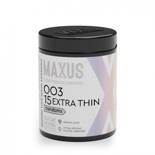 Экстремально тонкие презервативы MAXUS 003 Extra Thin - 15 шт. - Maxus - купить с доставкой в Петрозаводске
