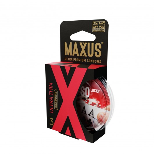 Ультратонкие презервативы MAXUS AIR Ultra Thin - 3 шт. - Maxus - купить с доставкой в Петрозаводске