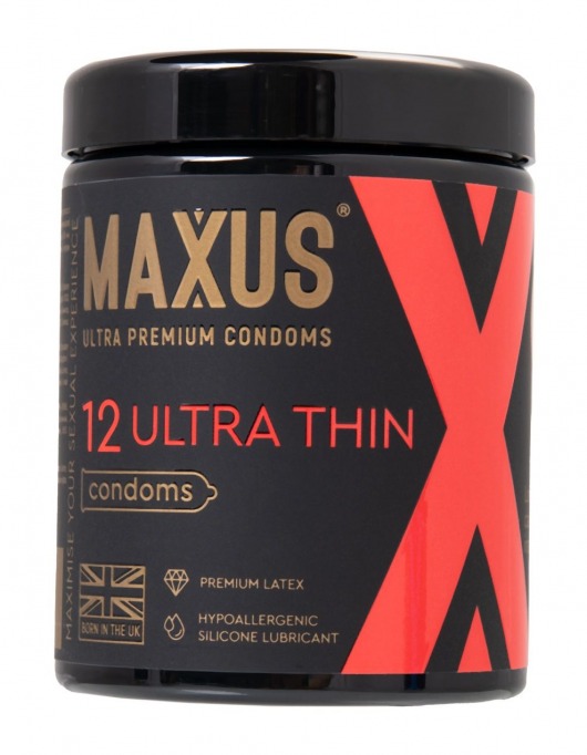 Ультратонкие презервативы MAXUS Ultra Thin - 12 шт. - Maxus - купить с доставкой в Петрозаводске