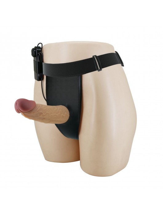 Полый вибрострапон на регулируемых трусиках Draven - 17,5 см. - Baile - купить с доставкой в Петрозаводске