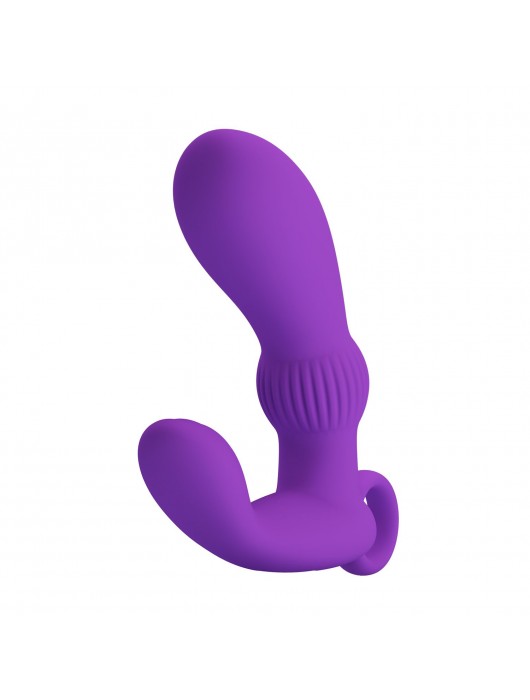 Фиолетовый вибромассажёр для массажа простаты Cayla - 11,2 см. - Baile - в Петрозаводске купить с доставкой