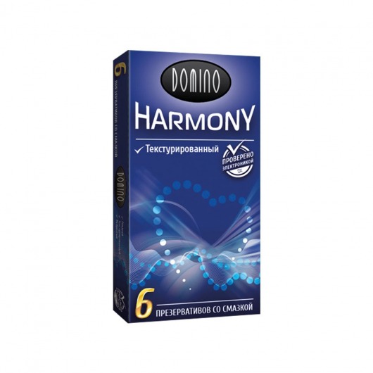 Текстурированные презервативы Domino Harmony - 6 шт. - Domino - купить с доставкой в Петрозаводске