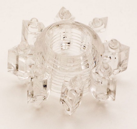 Прозрачное гелевое эрекционное кольцо-звезда - Toyfa Basic - в Петрозаводске купить с доставкой