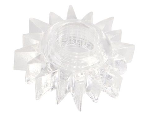 Прозрачное гелевое эрекционное кольцо-солнце - Toyfa Basic - в Петрозаводске купить с доставкой