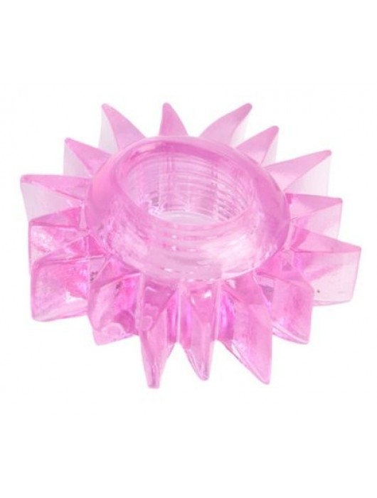 Розовое эрекционное кольцо - Toyfa Basic - в Петрозаводске купить с доставкой