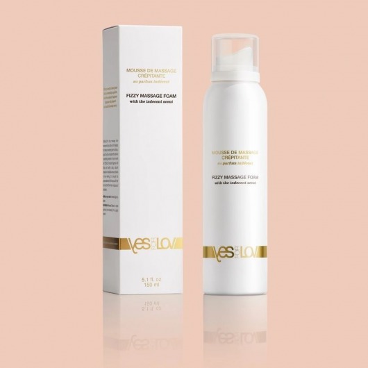 Массажная пена Fizzy Massage Foam - 150 мл. - YESforLOV - купить с доставкой в Петрозаводске