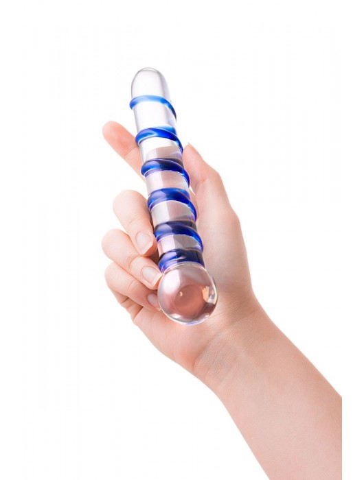 Втулка из стекла с рукояткой - 20 см. - Sexus