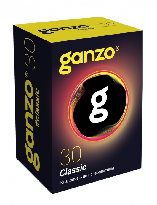 Классические презервативы с обильной смазкой Ganzo Classic - 30 шт. - Ganzo - купить с доставкой в Петрозаводске