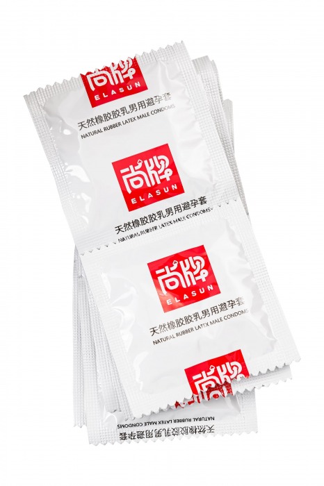 Презервативы с точками и ребрами Elasun Ribbed and Dotted - 10 шт. - Elasun - купить с доставкой в Петрозаводске