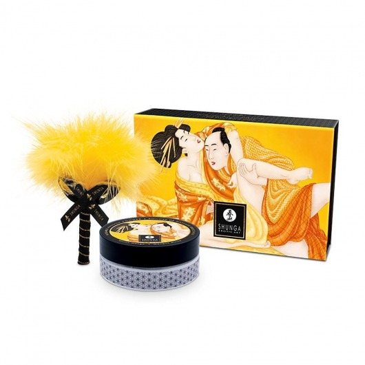 Массажная пудра с ароматом манго Luscious Mango - Shunga - купить с доставкой в Петрозаводске