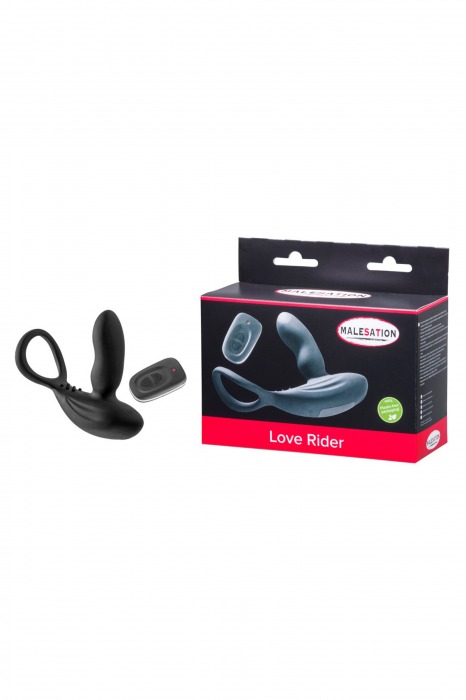 Стимулятор простаты с эрекционным кольцом Love Rider - MALESATION - в Петрозаводске купить с доставкой