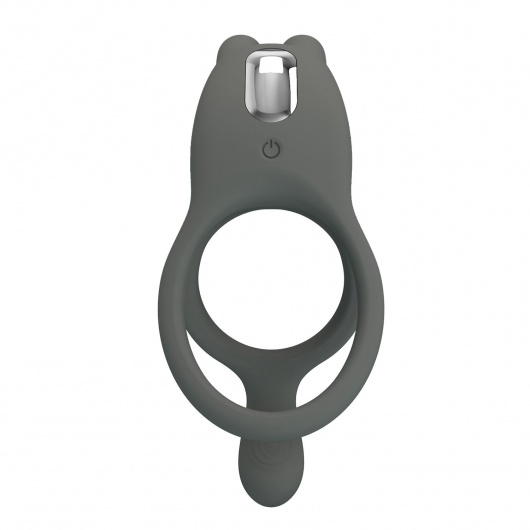 Серое эрекционное виброкольцо Dwayne - Baile - в Петрозаводске купить с доставкой
