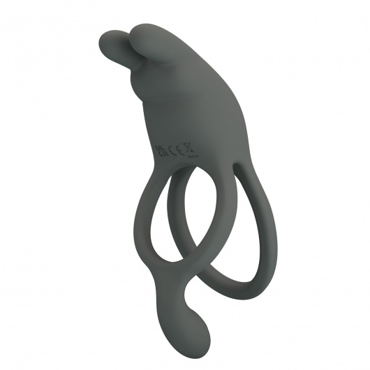 Серое эрекционное виброкольцо Dwayne - Baile - в Петрозаводске купить с доставкой
