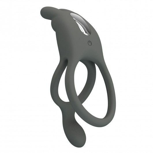 Серое эрекционное виброкольцо Dwayne - Baile - в Петрозаводске купить с доставкой