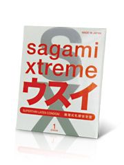 Ультратонкий презерватив Sagami Xtreme SUPERTHIN - 1 шт. - Sagami - купить с доставкой в Петрозаводске