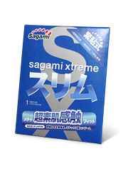 Презерватив Sagami Xtreme FEEL FIT 3D - 1 шт. - Sagami - купить с доставкой в Петрозаводске