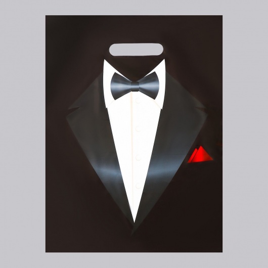 Пакет «Смокинг» полиэтиленовый с вырубной ручкой (30х40 см) - UPAK LAND - купить с доставкой в Петрозаводске