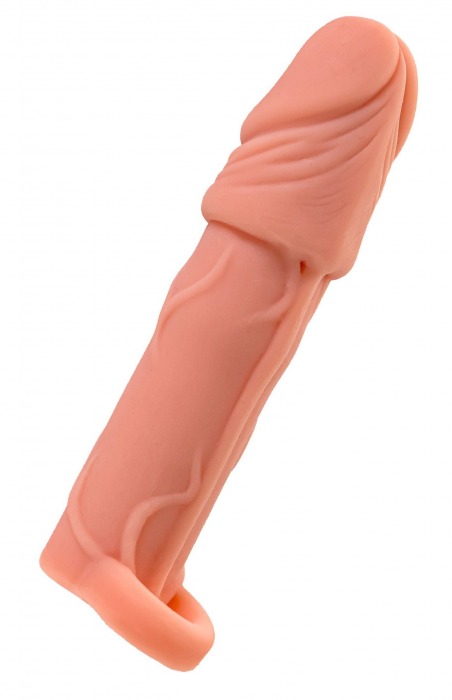 Телесная удлиняющая насадка с подхватом - 16 см. - ToyFa - в Петрозаводске купить с доставкой