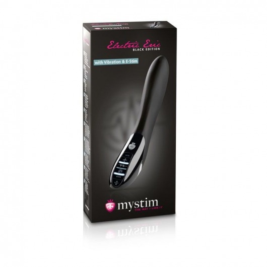 Черный вибратор с миостимуляцией Mystim Electric Eric Black Edition - 27 см. - MyStim - купить с доставкой в Петрозаводске