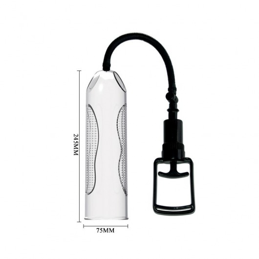 Помпа мужская со вставкой в виде вагины - 25 см. - Baile - в Петрозаводске купить с доставкой