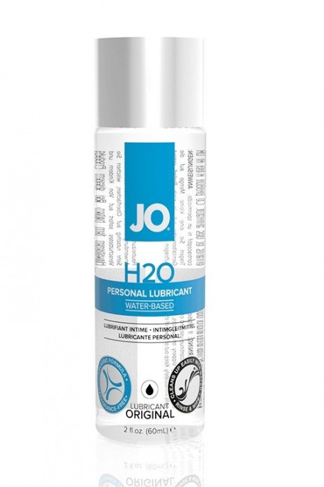 Нейтральный лубрикант на водной основе JO Personal Lubricant H2O - 60 мл. - System JO - купить с доставкой в Петрозаводске