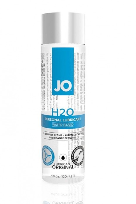 Нейтральный лубрикант на водной основе JO Personal Lubricant H2O - 120 мл. - System JO - купить с доставкой в Петрозаводске