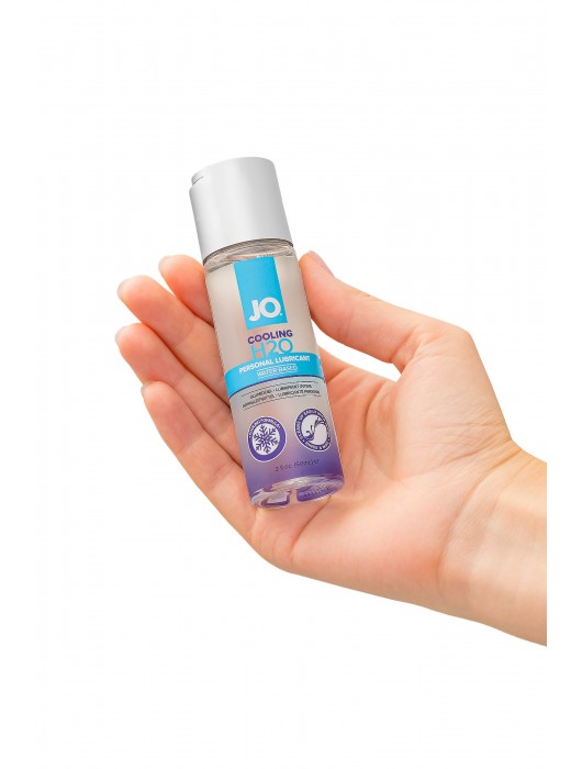 Охлаждающий лубрикант на водной основе JO Personal Lubricant H2O COOLING - 60 мл. - System JO - купить с доставкой в Петрозаводске