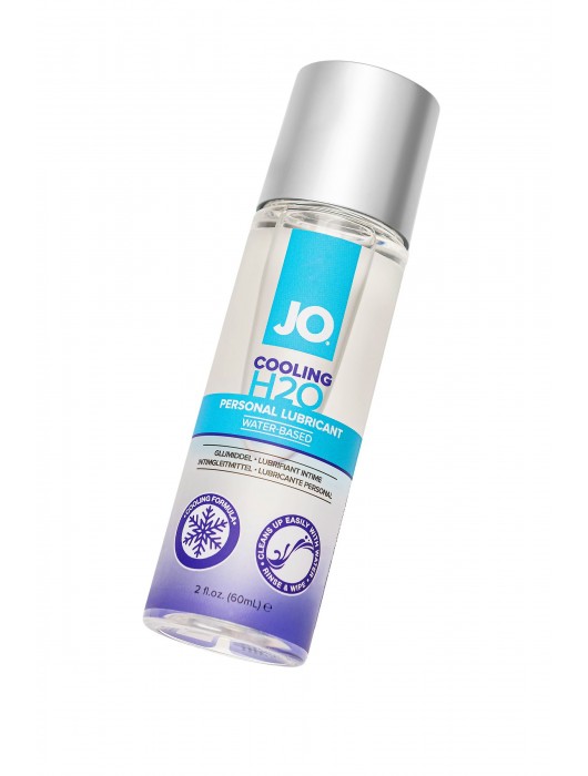 Охлаждающий лубрикант на водной основе JO Personal Lubricant H2O COOLING - 60 мл. - System JO - купить с доставкой в Петрозаводске