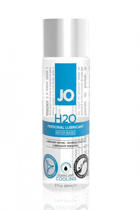Охлаждающий лубрикант на водной основе JO Personal Lubricant H2O COOLING - 60 мл. - System JO - купить с доставкой в Петрозаводске