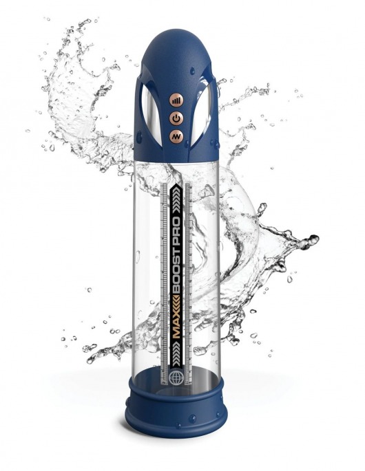 Синяя вакуумная автоматическая помпа Max Boost Pro Flow - Pipedream - в Петрозаводске купить с доставкой
