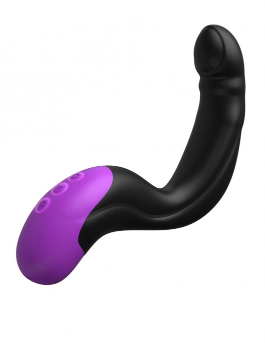 Черно-фиолетовый вибромассажёр простаты Hyper-Pulse P-Spot Massager - Pipedream - в Петрозаводске купить с доставкой