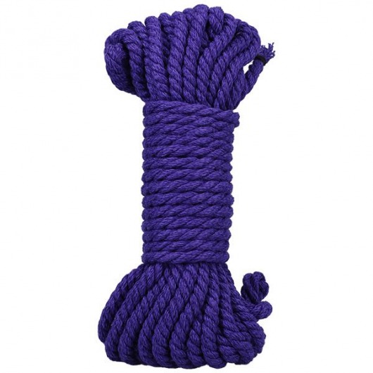 Фиолетовая верёвка для связывания и фиксации Bind Tie - 9,14 м. - Doc Johnson - купить с доставкой в Петрозаводске