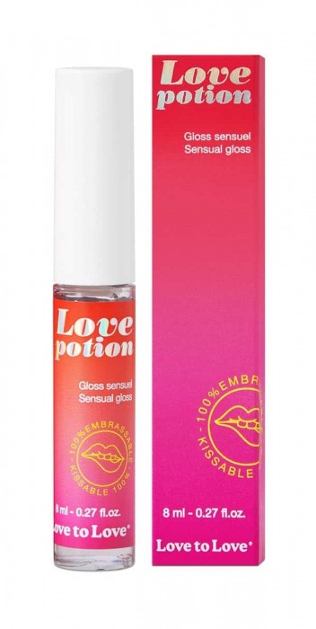 Возбуждающий блеск для губ Love Potion - 8 мл. - Love to Love - купить с доставкой в Петрозаводске