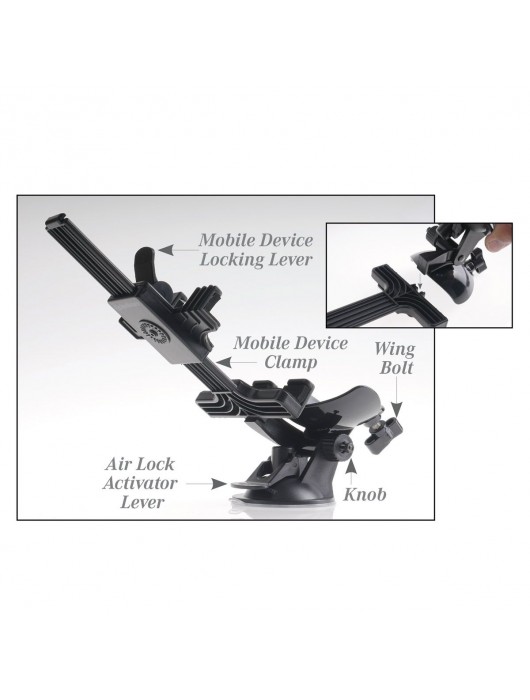 Перезаряжаемый мастурбатор-вагина с держателем для мобильных устройств Extreme Toyz Me - Pipedream - в Петрозаводске купить с доставкой