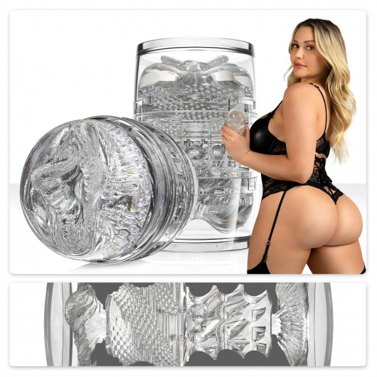 Прозрачный двусторонний мастурбатор Fleshlight Quickshot Mia Malkova - Fleshlight - в Петрозаводске купить с доставкой