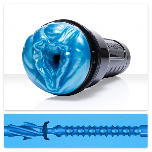 Мастурбатор-вагина Fleshlight Freaks Alien Blue Metallic - Fleshlight - в Петрозаводске купить с доставкой